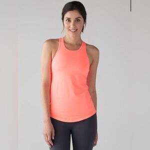 Lululemon Final Lap Tank in Pop Orange